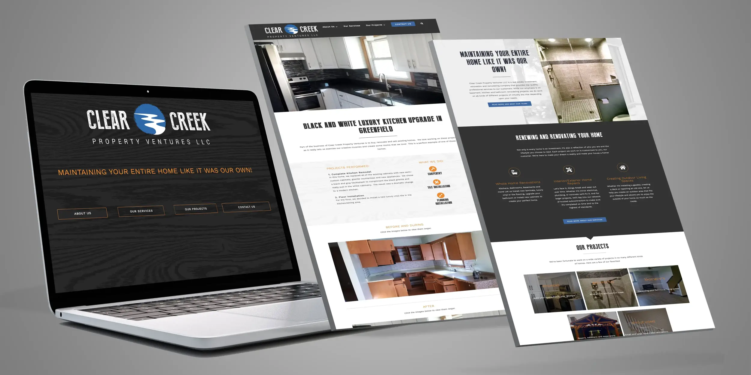 Clear Creek Property Ventures Website