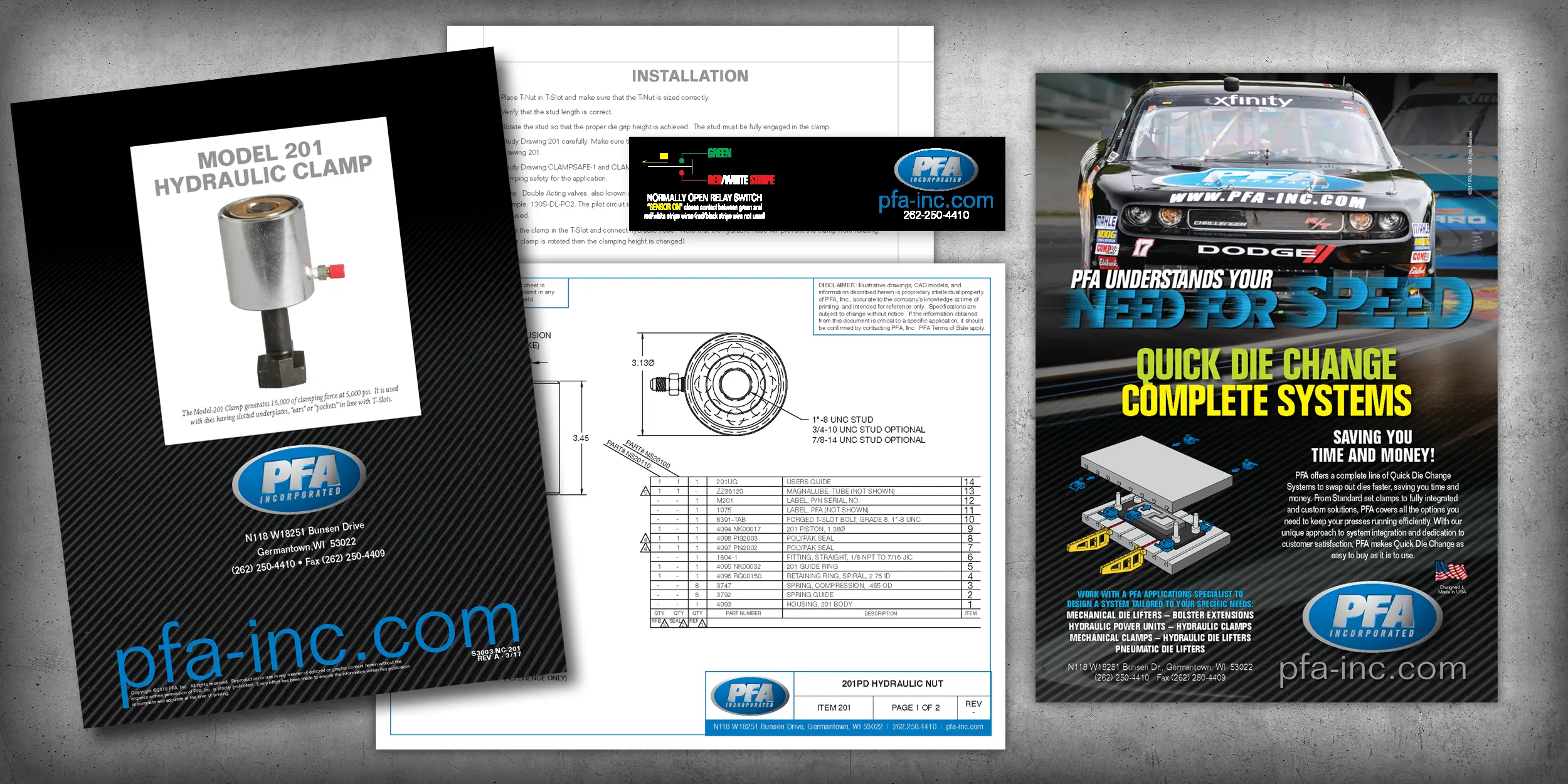 PFA User Guide, Ads and labels for KOR-LOK® and Switchmax®