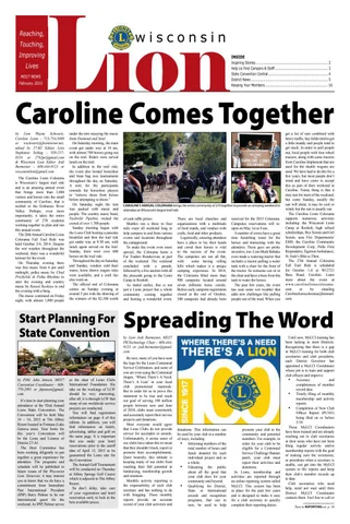 The Wisconsin Lion February 2015