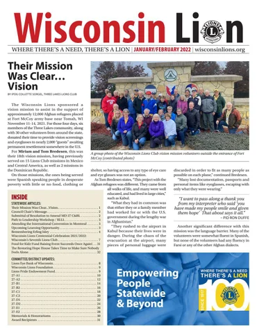 The Wisconsin Lion January/February 2022