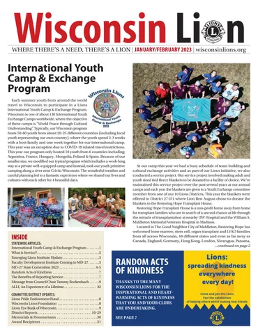 The Wisconsin Lion January/February 2023