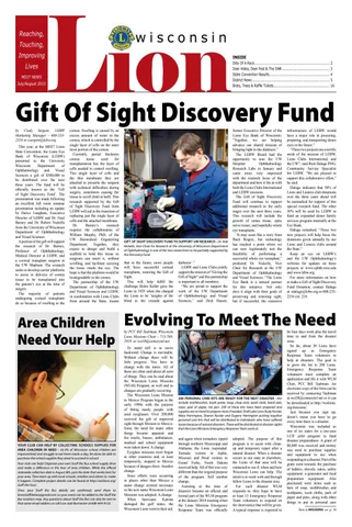 The Wisconsin Lion July/August 2015