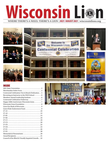 The Wisconsin Lion July/August 2021