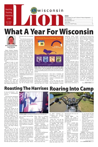 The Wisconsin Lion June 2016