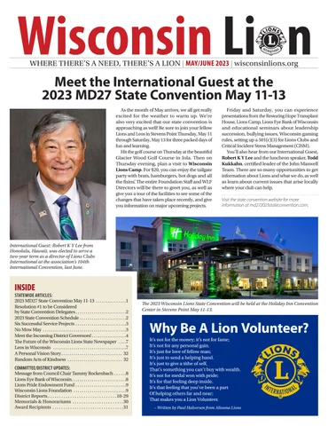 The Wisconsin Lion May/June 2023