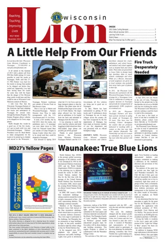 The Wisconsin Lion November 2014