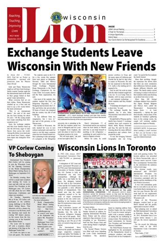 The Wisconsin Lion September 2014