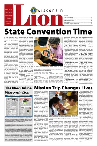 The Wisconsin Lion May 2014
