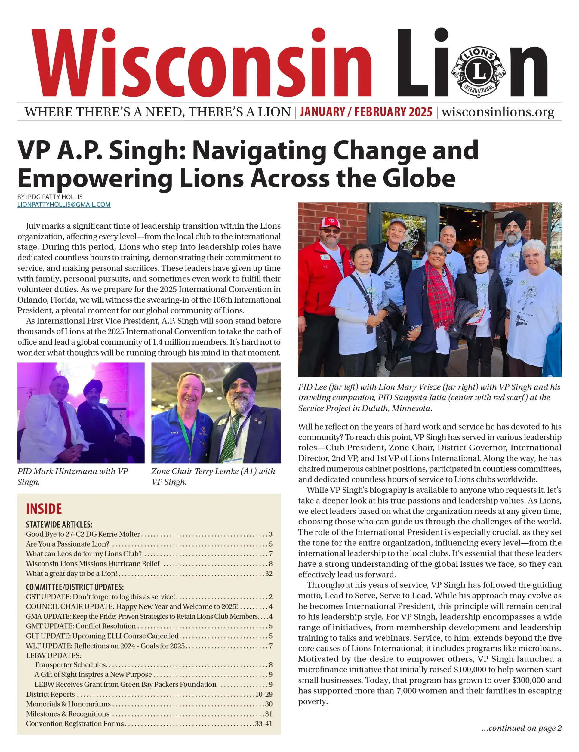 The Wisconsin Lion January/February 2025