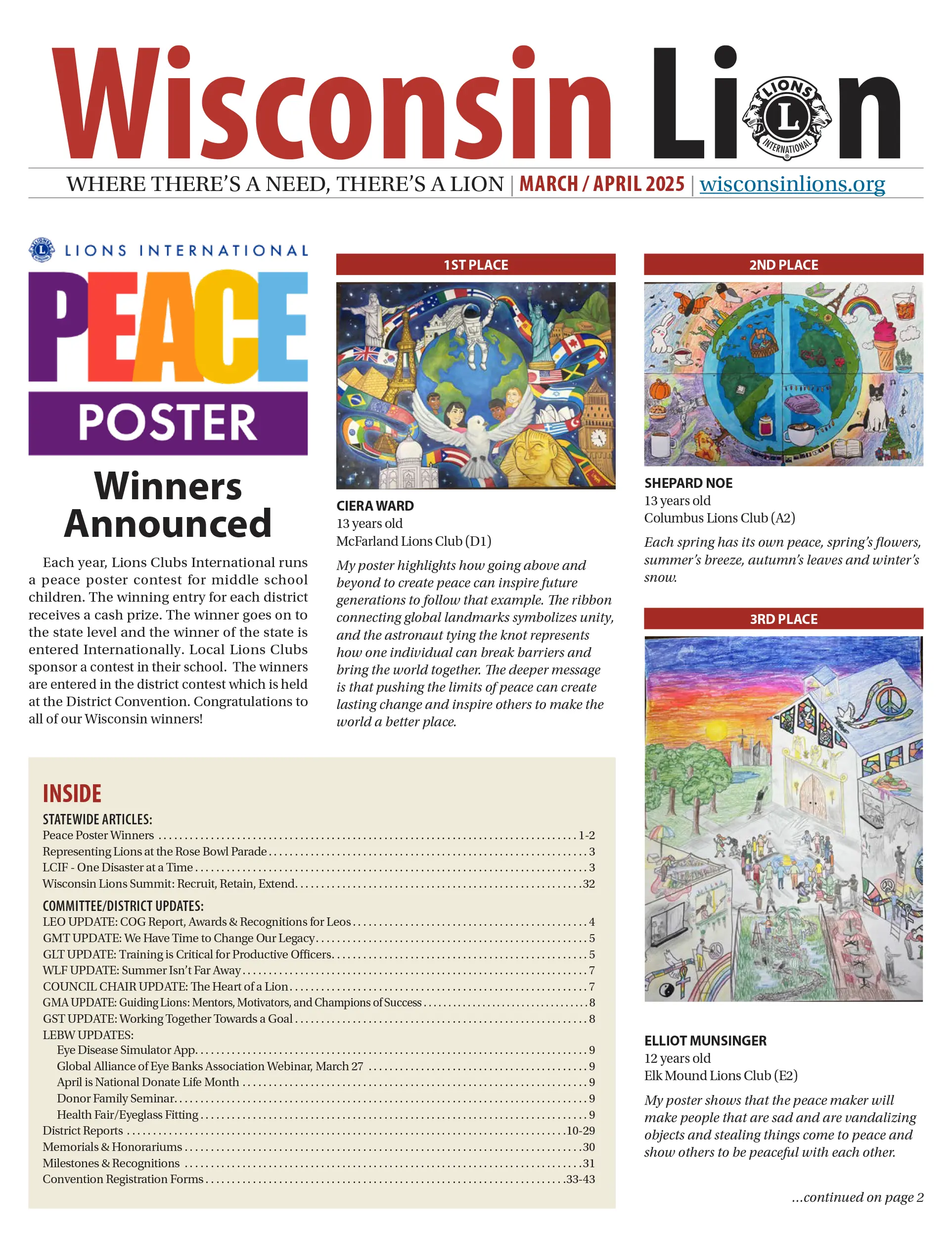 The Wisconsin Lion March/April 2025