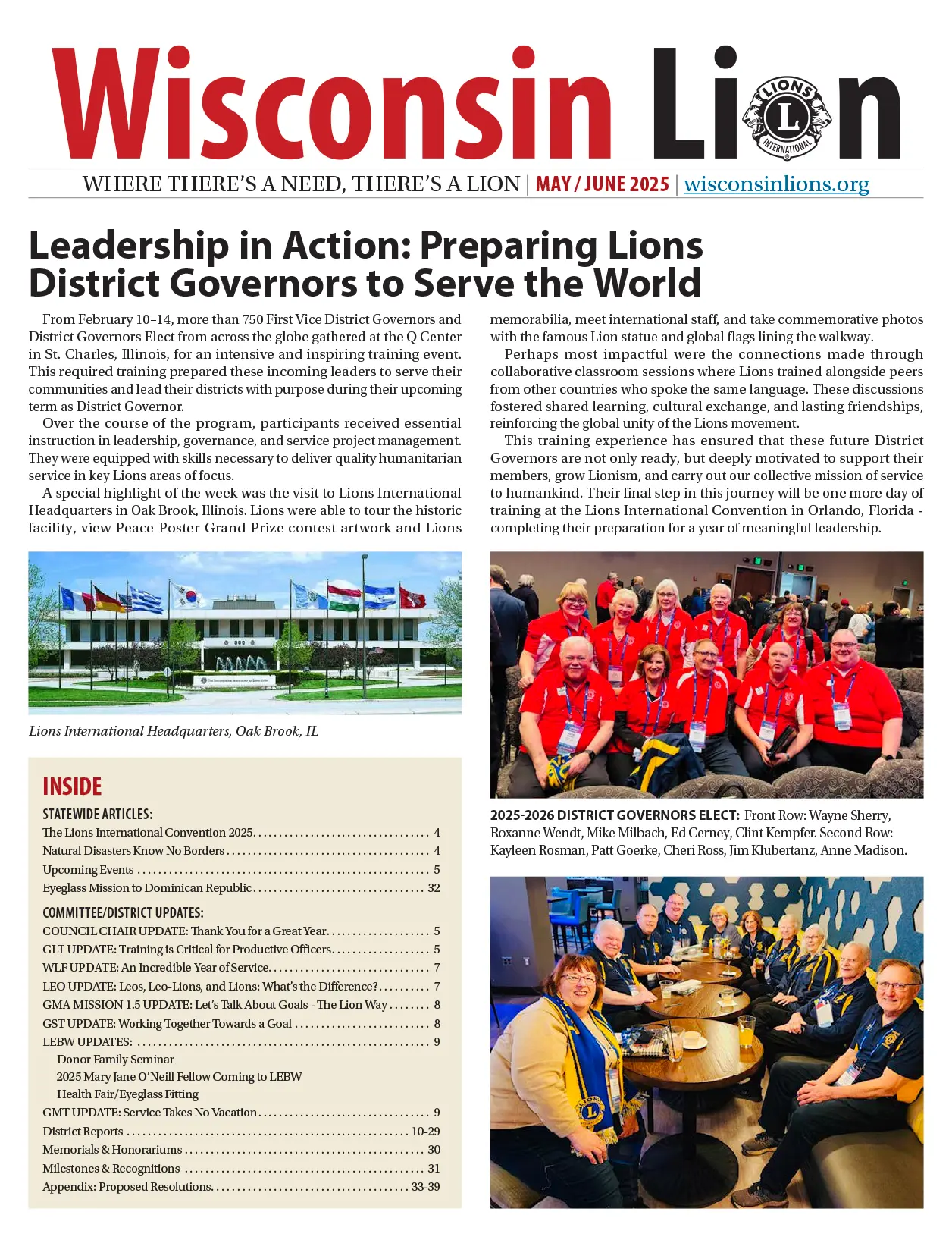 The Wisconsin Lion May/June 2025