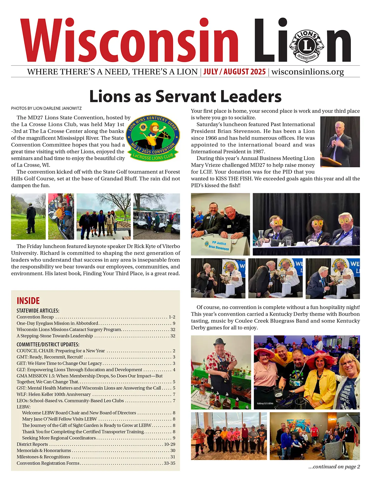 The Wisconsin Lion July/August 2025